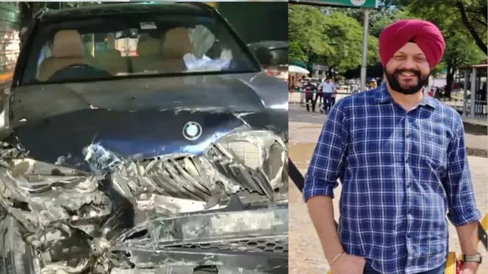 BMW हादसे में घायल अधिकारी की पत्नी का बड़ा बयान।
