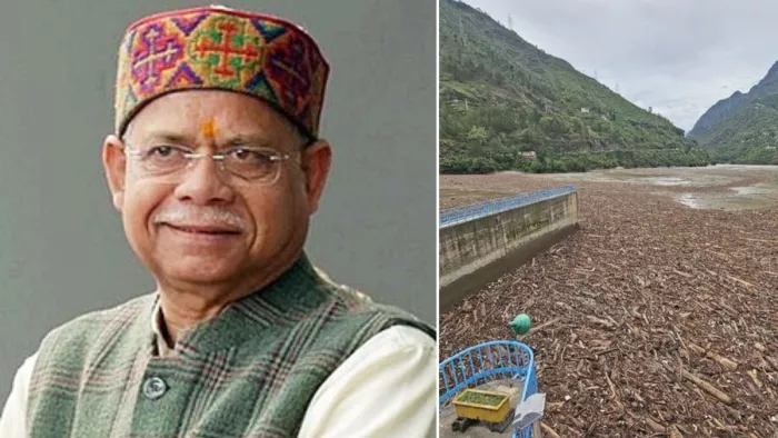 हिमाचल प्रदेश के राज्यपाल शिव प्रताप शुक्ल ने नदी में बहकर आई लकड़ी पर सवाल उठाए हैं।