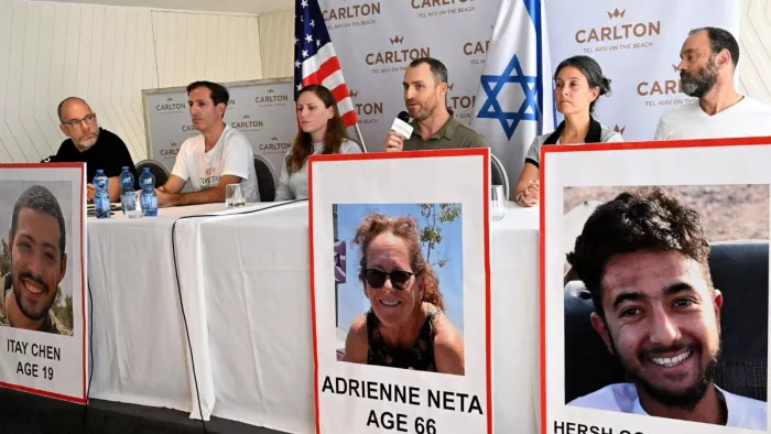 Israel Hamas War इजरायली अधिकारियों से लापता लोगों के परिजनों की अपील।
