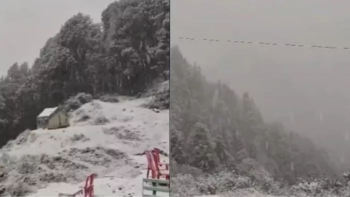 पहाड़ों में हिमपात निचले इलाकों में बढ़ी ठंड