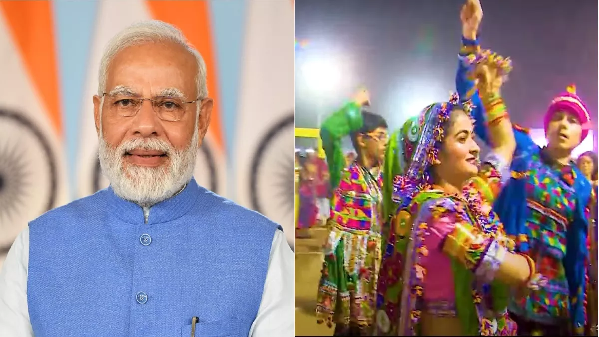 PM मोदी का रिलीज हुआ नया गरबा सॉन्ग 'माडी', सोशल मीडिया पर धूम मचा रहा यह गाना - Navratri 2023 A garba song Maadi penned by released today the song is being