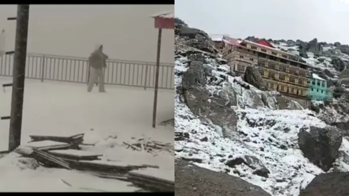सिरमौर की सबसे ऊंची चोटी चूड़धार में हुआ सीजन का पहला हिमपात
