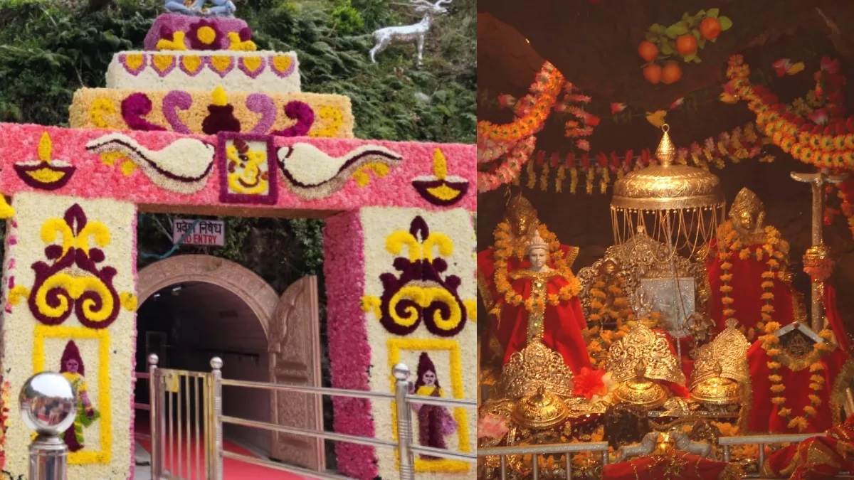 jammu news before navratri thousands of devotees reached the court of maa vaishno devi there will be digital darshan of the ancient cave