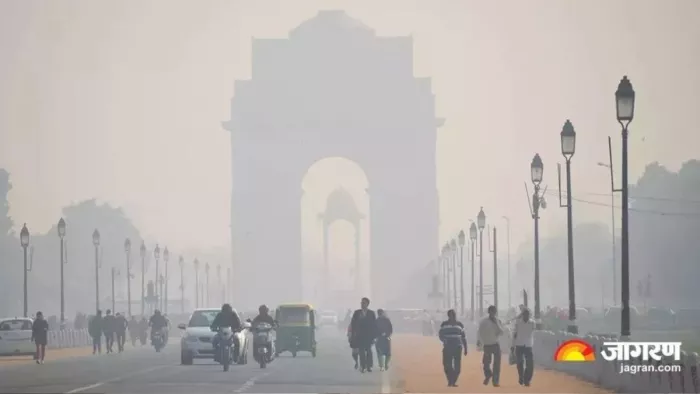 Restrictions in Delhi: दिल्ली में हवा हुई जहरीली तो बढ़ी पाबंदियां। फोटो- जागरण