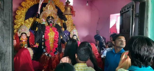 kali puja celebrated in godda