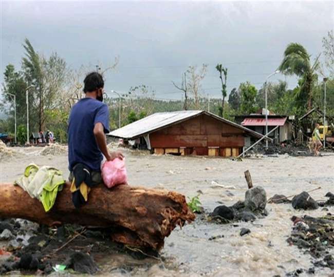 फिलीपींस में टाइफून वामको ने यहां के उत्‍तरी प्रांतों में मचाई भारी तबाही। फाइल फोटो।