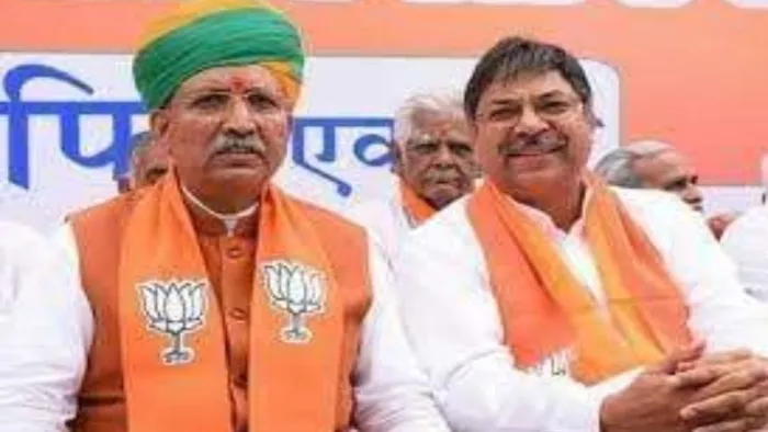 केंद्रीय मंत्री अर्जुन राम मेघवाल ने सतीश पूनिया को बताया 'उगता सूरज', अटकलें तेज। फाइल फोटो