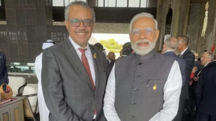 WHO प्रमुख ने बाली में जी20 शिखर सम्मेलन में PM मोदी के साथ अपनी एक तस्वीर भी पोस्ट की