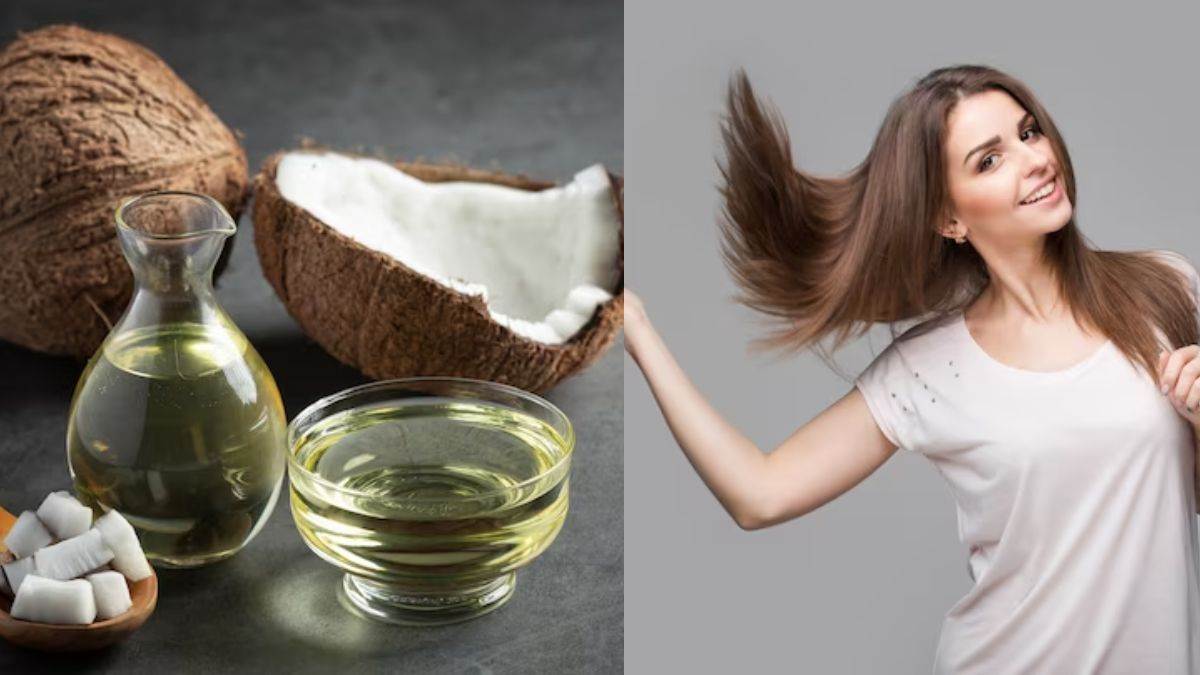 Coconut oil For Hair शायनी और सिल्की बालों के लिए इस तरह लगाएं नारियल
