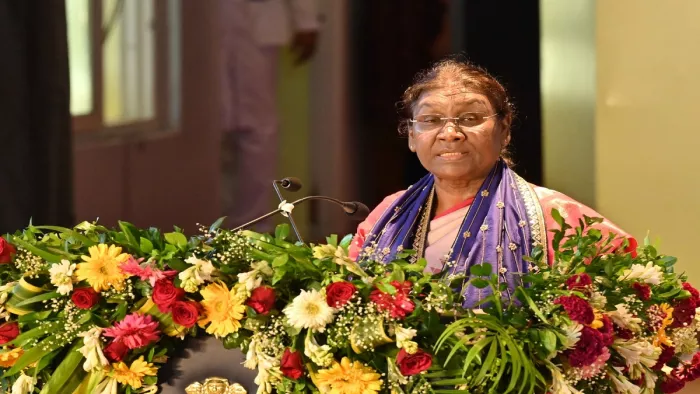देश की महामहिम राष्ट्रपति द्रौपदी मुर्मू की फाइल फोटो।