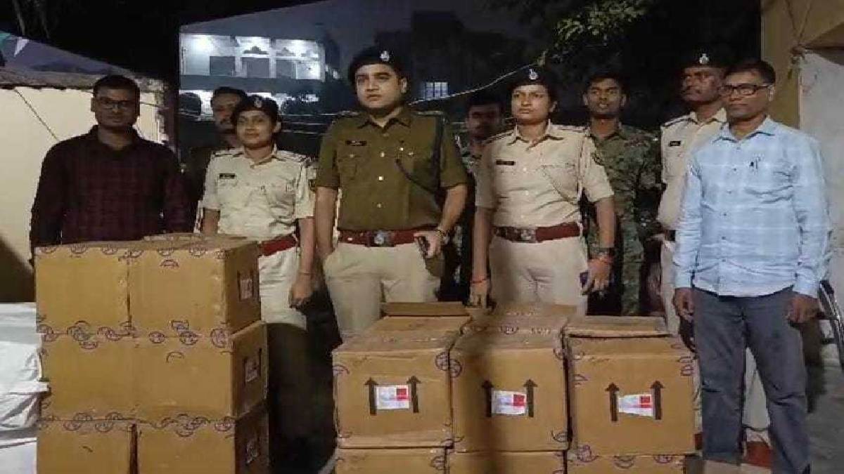 sitamarhi police raid 85 cartons of banned cough syrup seized