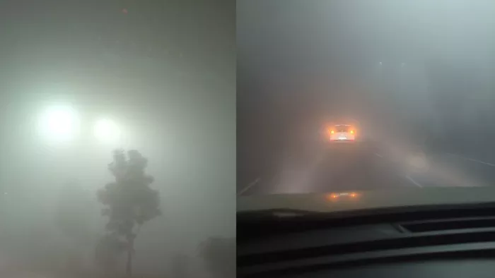 दिल्ली में शुक्रवार को भी घना कोहरा छाया रहा। फाइल फोटो