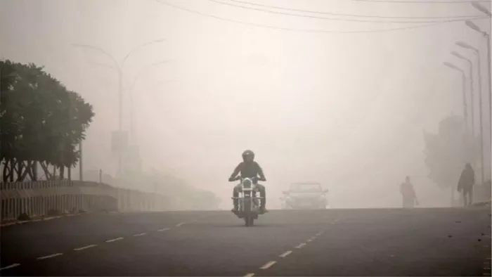 स्मॉग की चादर में लिपटा पंजाब, पराली के प्रदूषण से लोगों का बुरा हाल। फाइल फोटो