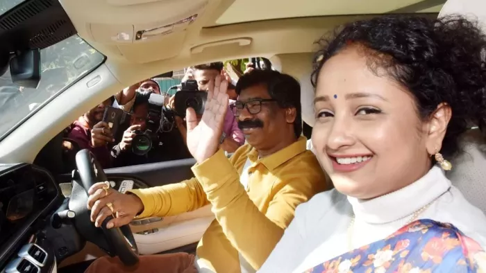 झारखंड के सीएम हेमंत सोरेन और कल्पना सोरेन (जागरण)