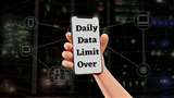 Problem of data exhaustion faced by many people