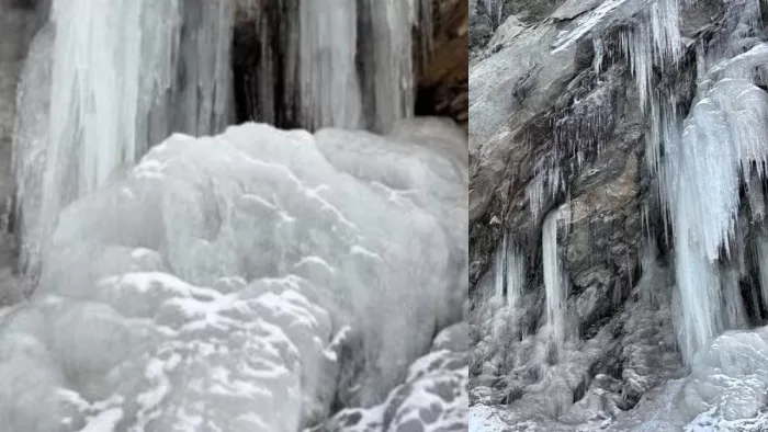 Snowfall In Chamoli: चमोली में चोटियों पर बर्फबारी