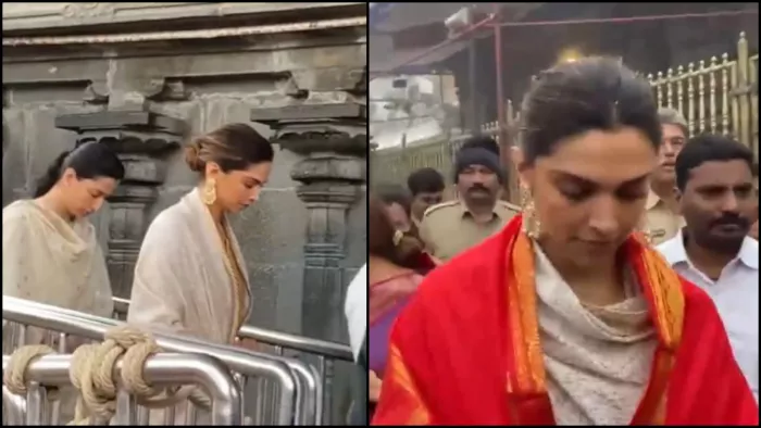 तिरुपति बालाजी मंदिर में दर्शन करने पहुंचीं दीपिका पादुकोण। फोटो क्रेडिट- इंस्टाग्राम