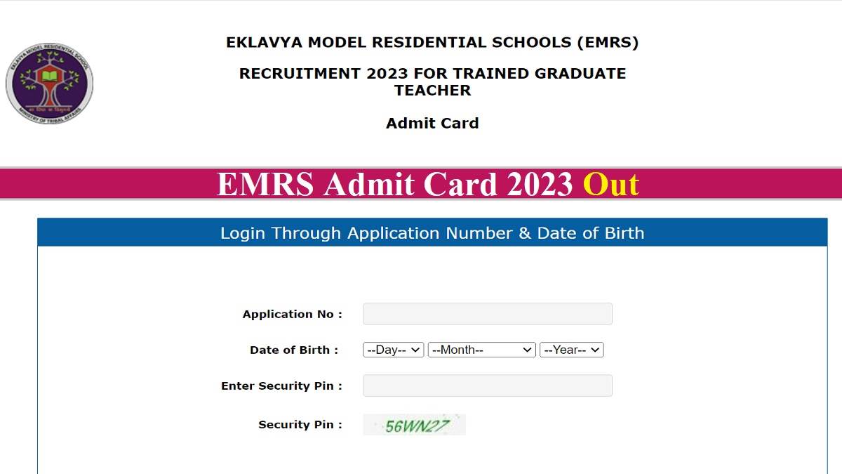 emrs admit card 2023 released cbse release hall ticket for tgt pgt principal and non teaching exams starting from december16