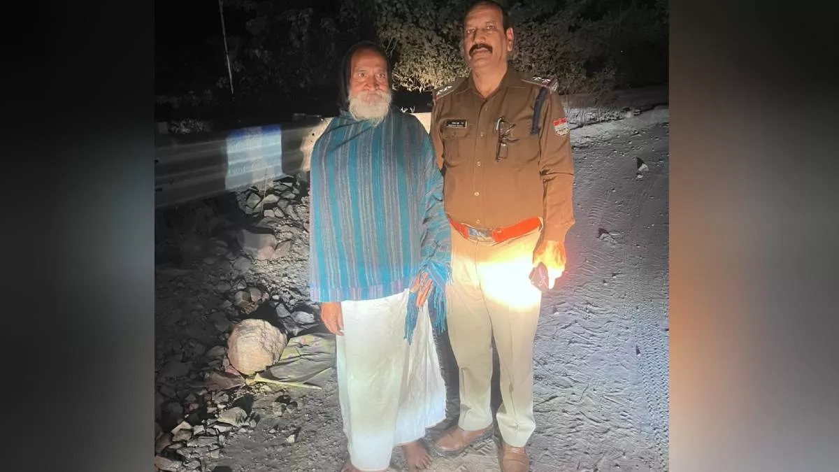 Haridwar: लापता बुजुर्ग संत को देवप्रयाग से ढूंढ लाई पुलिस, पांच दिसंबर को जम्मू से हरिद्वार लौटते समय हुए थे गायब