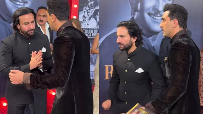 राज कपूर फिल्म फेस्टिवल से रणबीर कपूर और सैफ अली खान की तस्वीर (Photo Credit- Instagram)