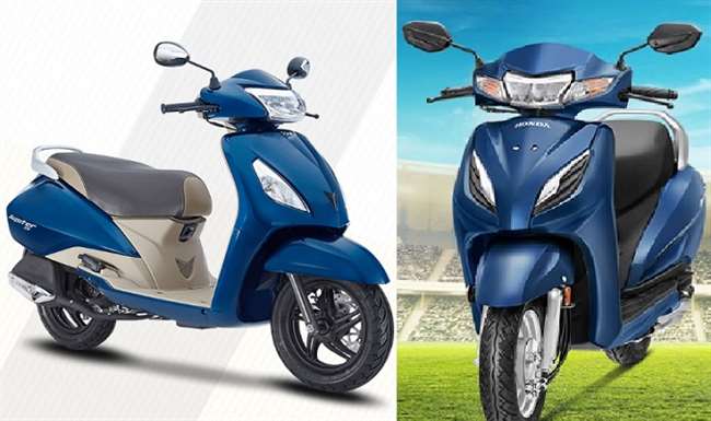 Vs Honda Activa Jupiter Scooty Specification Tvs Jupiter Activa 6g