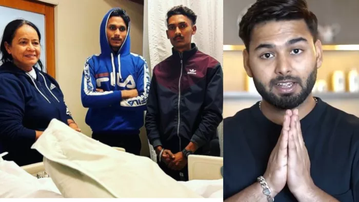 Rishabh Pant thanks Rajat Kumar and Nishu Kumar (Photo-design)