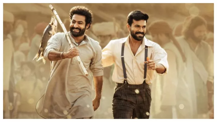 Still Image of Jr. NTR and Ramcharan from RRR