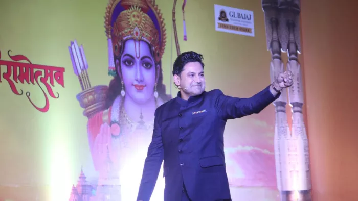 दैनिक जागरण के श्रीरामोत्सव कार्यक्रम में शामिल हुए मनोज मुंतशिर
