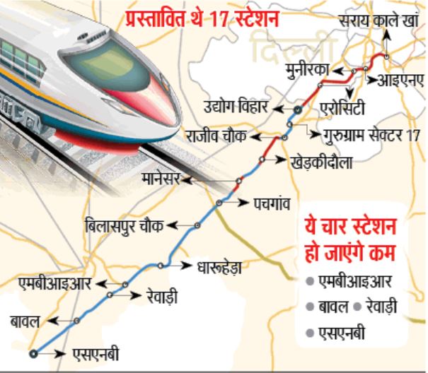 Rapid Train: दिल्ली-अलवर रैपिड रेल कॉरिडोर का बदल सकता है रूट, कम हो ...
