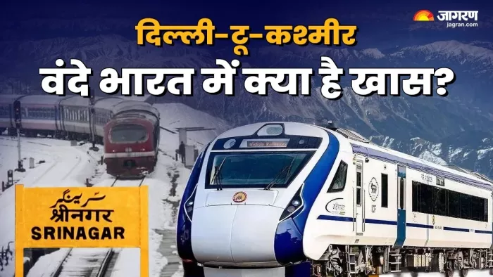 Kashmir Vande Bharat Facilities: कटड़ा से श्रीनगर के लिए जल्द चलेगी वंदे भारत (जागरण फाइल फोटो)