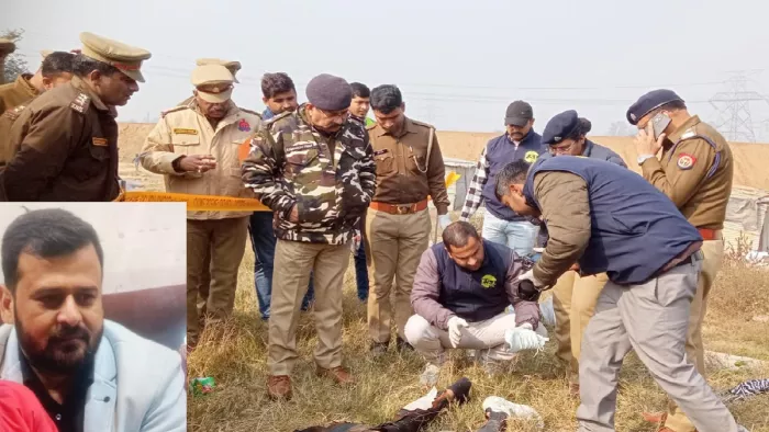 हापुड़ में 11 जनवरी को अधजला शव मिला था। जागरण फोटो