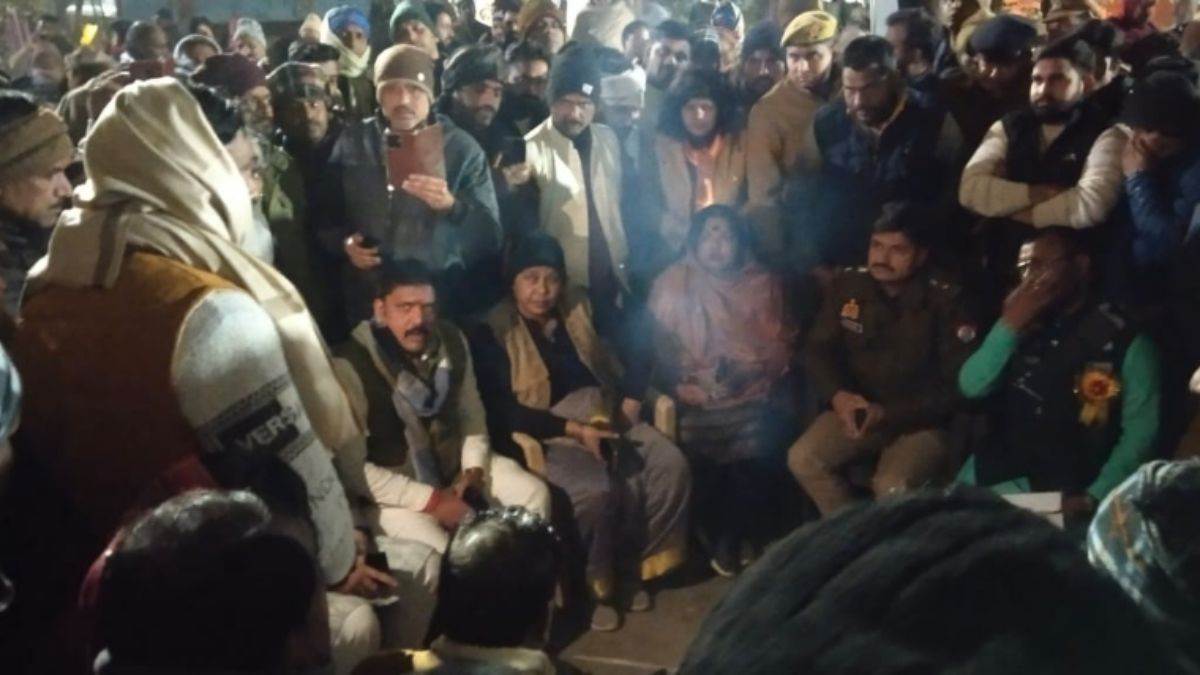 bjp leader alleges assault by police in prayagraj several officers suspended including 3 sub inspector