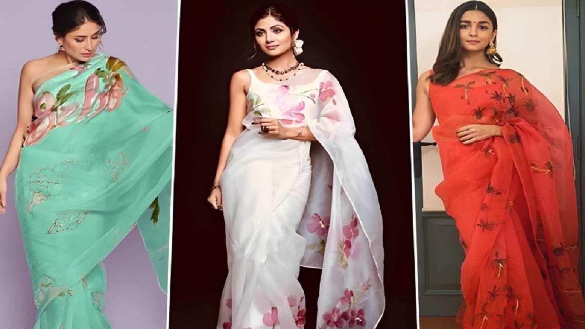 5 Best Organza Saree: इन ऑर्गेंजा साड़ियों को आपने देखा क्या? आज कल बहुत डिमांड है इनकी