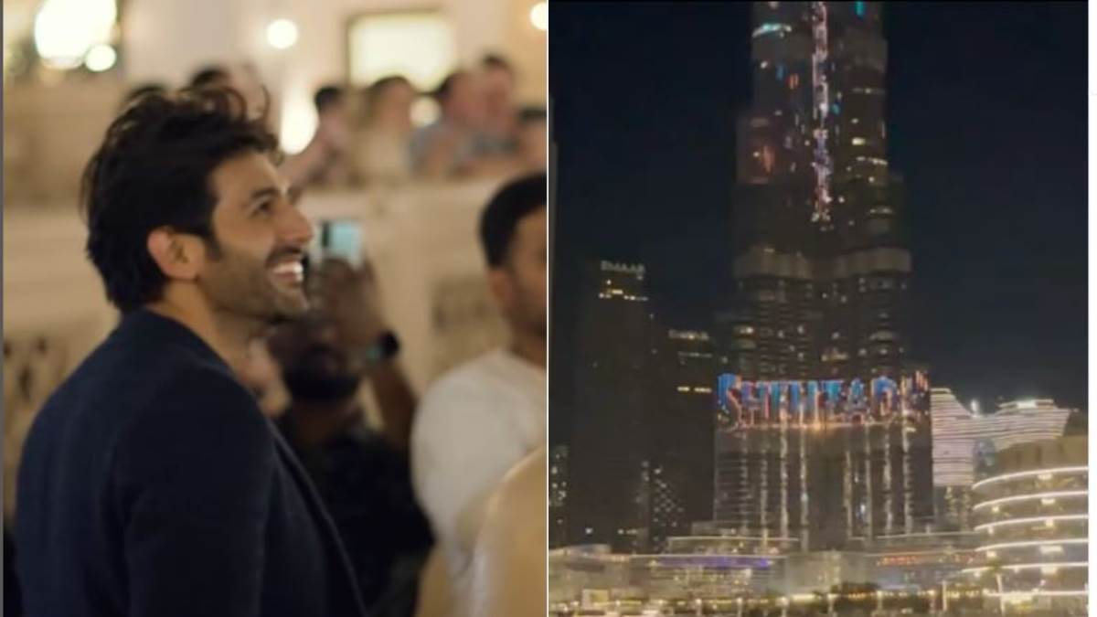 shehzada came to compete with pathan film trailer shown on burj khalifa