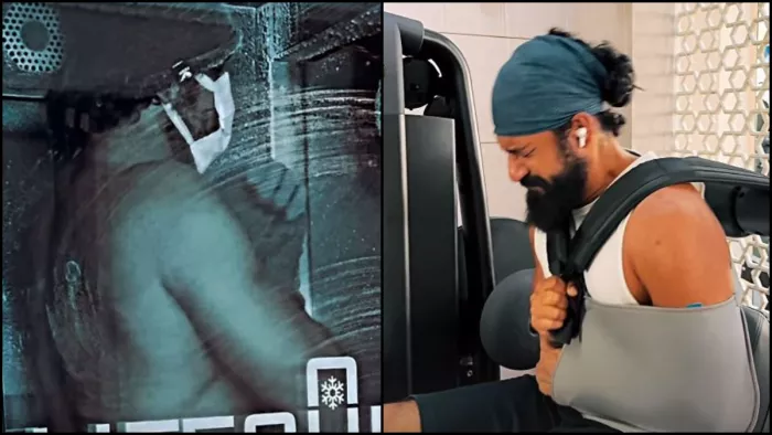 विक्की कौशल ने चोट में किया वर्कआउट। फोटो क्रेडिट- इंस्टाग्राम