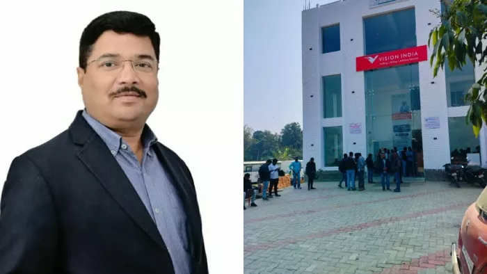 विजन इंडिया सर्विसेज प्राइवेट लिमिटेड को सीईओ विवेक कुमार। (फोटो जागरण)