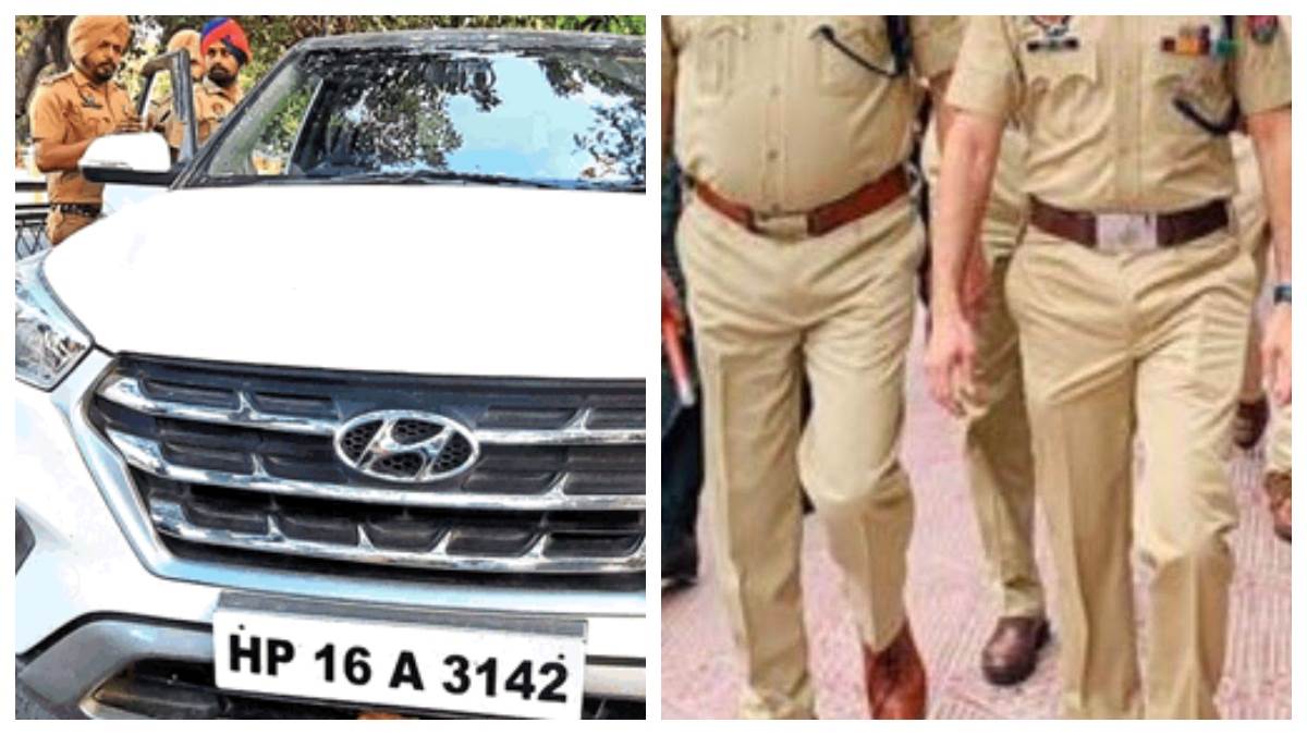 Mohali News कागजात दिखाने को कहा तो हिमाचल नंबर की गाड़ी छोड़ भागे दो