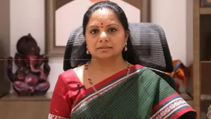एक हफ्ते की ईडी की रिमांड पर के कविता। (फाइल फोटो)