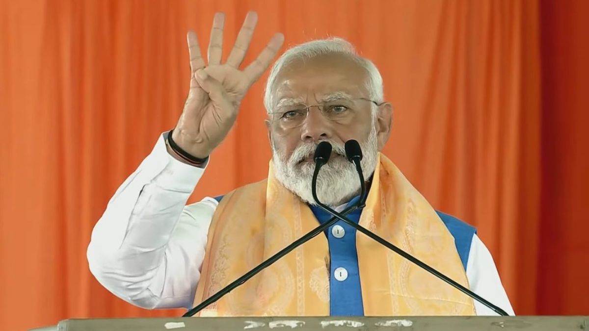 pm modi in telangana pm modi said telangana was first looted by brs and now evil eye of congress