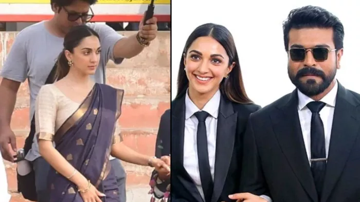 गेंम चेंजर के सेट से लीक हुईं कियारा आडवाणी की फोटो (Photo Credit-X)