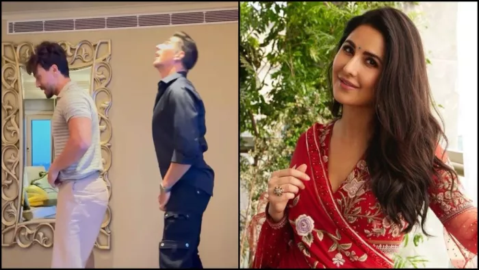 अक्षय कुमार ने टाइगर श्रॉफ के साथ की ऐसी हरकत। फोटो क्रेडिट- इंस्टाग्राम