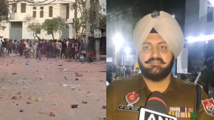लुधियाना में होली पर विवाद, पथरवा करते लोग, पुलिस ने की कार्रवाई।