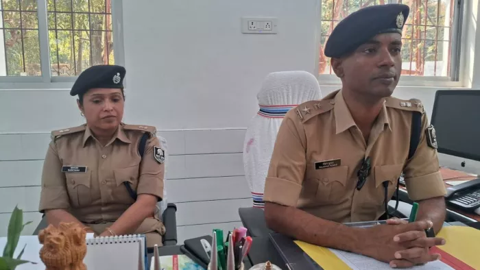प्रेस वार्ता कर एसपी ने दी जानकारी। (फोटो जागरण)