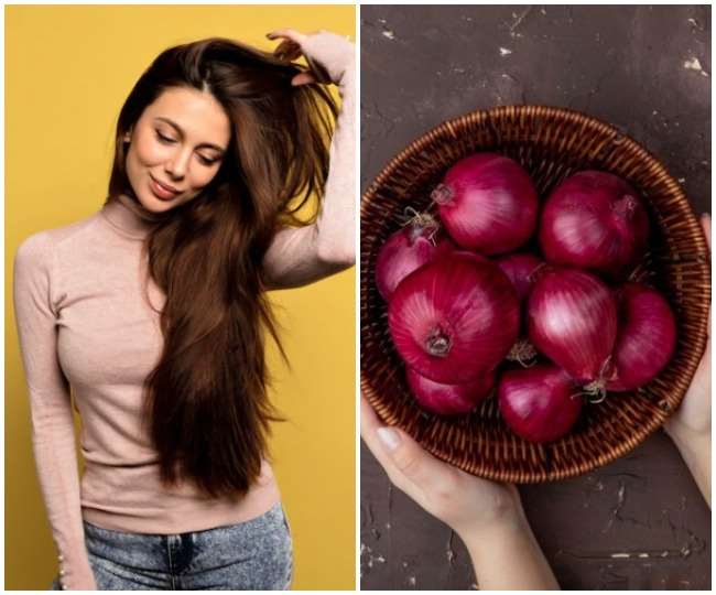 Onion Oil Benefits: लंबे और घने बालों के लिए आजमाएं प्याज का तेल, जानें इसके कई फायदे - Benefits Of Onion Oil For hair growth Onion Oil Benefits: लंबे और घने बालों के लिए आजमाएं प्याज का तेल, जानें इसके कई फायदे - Benefits Of Onion Oil For hair growth