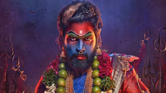 Pushpa The Rule, Allu Arjun blue saree look in Pushpa 2
