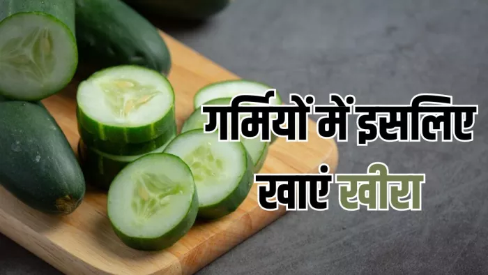गर्मियों में खीरा खाने के लिए ढेरों फायदे