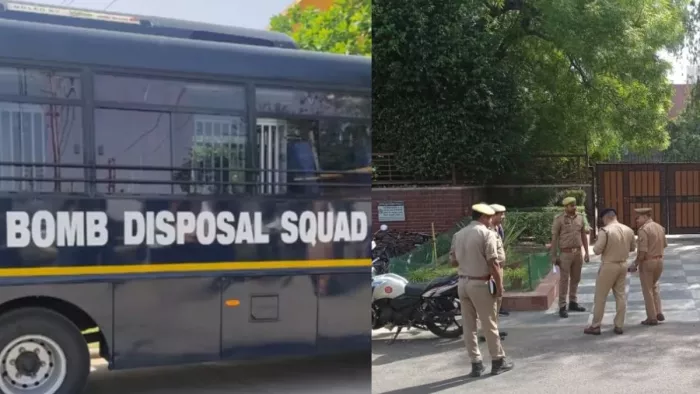 धमकी की सूचना पर मौके पर पहुंची बम निरोधक दस्ता। (फाइल फोटो)