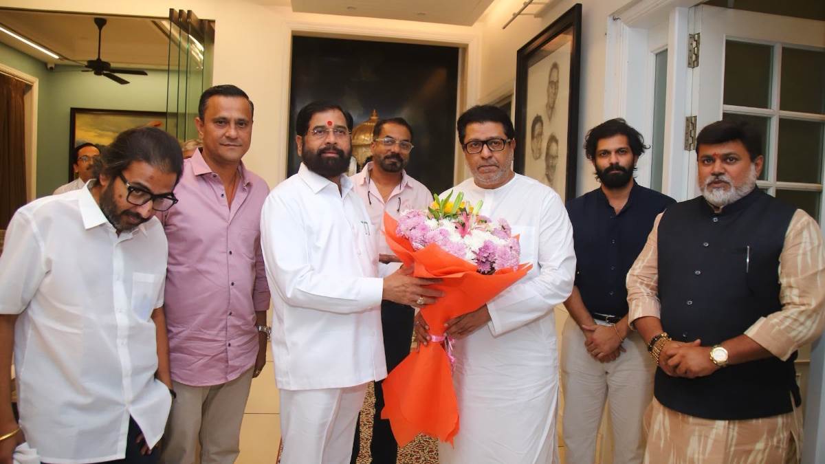maharashtra deputy cm eknath shinde met raj thackeray