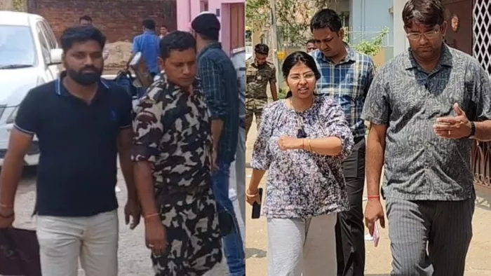 एसवीयू की कस्टडी में प्रिंस राज और उसकी पत्नी अंकु गुप्ता।