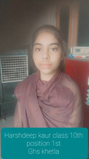 harshdeep kaur first in writing competition